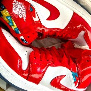 Jordan 1s Barcelona sweater Mid size 10.5